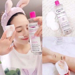 Nước Tẩy Trang Byphasse màu Hồng 500ml