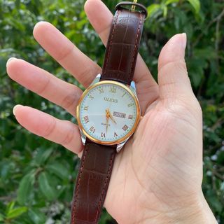 Đồng hồ đeo tay nam OLEVS 5568 dây sang trọng - Hàng Chính Hãng