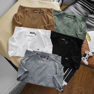 Áo thun nam. Chất 100% COTTON chính phẩm 2 chiều dày dặn đã qua xử lý vải mịn mát