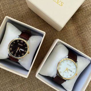 Đồng hồ đeo tay nam OLEVS 5568 dây sang trọng - Hàng Chính Hãng