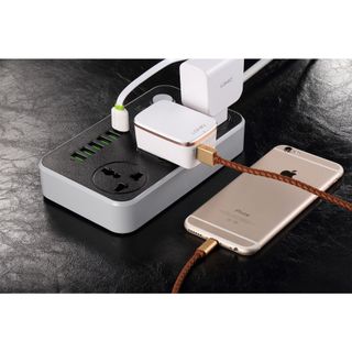 Ổ Cắm Điện Đa Năng LDNIO SC3604 03 Chấu 06 Cổng USB