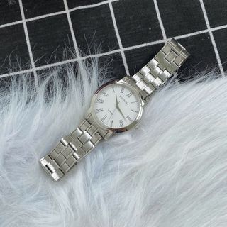 Đồng hồ nam cao cấp ROSSINI 5489W01A - dây thép không gỉ màu bạc - mặt tròn màu trắng size 39mm