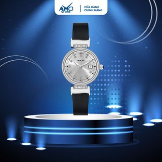 Đồng Hồ Đeo Tay Nữ San Moritz SM9328W Mặt Đính Đá Thời Trang
