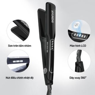 Máy Duỗi Tóc Hyundai Đen HC124BK Chính Hãng Bảo Hành 12 Tháng