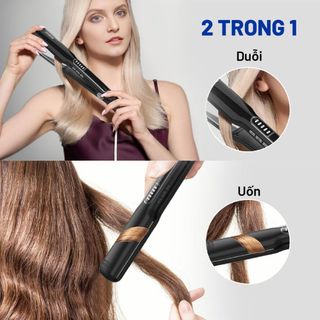 Máy Duỗi Tóc Hyundai Đen HC124BK Chính Hãng Bảo Hành 12 Tháng