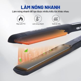 Máy Duỗi Tóc Hyundai Đen HC124BK Chính Hãng Bảo Hành 12 Tháng