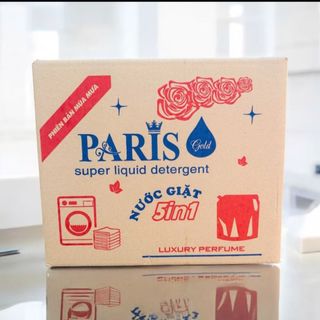 Nước Giặt Paris Hương Nước hoa 3kg6 ( thùng 2 túi ) giá bán buôn / giá sỉ