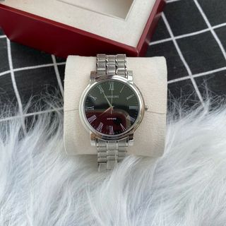 Đồng hồ nam cao cấp ROSSINI 5489W04B - dây thép không gỉ màu bạc - mặt tròn màu đen size 39mm