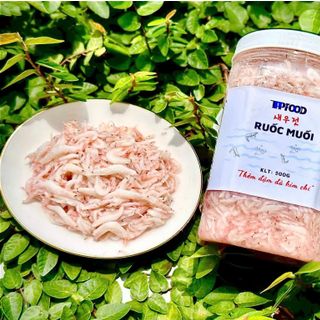 Salted Baby Shrimp - Ruốc muối - Mắm tép dùng làm kim chi, nước sốt hoặc ăn sống - 500GR/HỦ