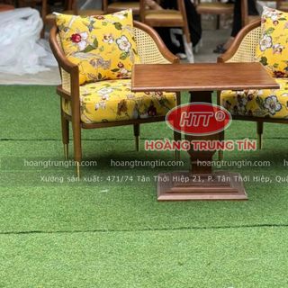 Ghế cafe gổ Grasse chân bọc đồng gổ ash