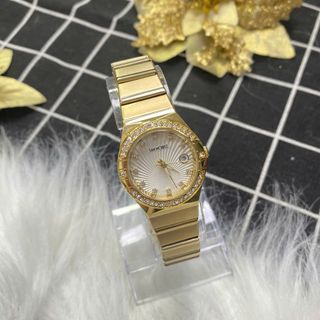 Đồng Hồ Đeo Tay Nữ San Moritz SM9888G Mặt Đính Đá Thời Trang