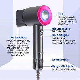 Máy Sấy Tóc Hyundai HC157 Chính Hãng Bảo Hành 12 Tháng