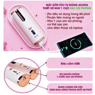 Máy Uốn Tóc Không Dây Hyundai HC120GY Chính Hãng Bảo Hành 12 Tháng