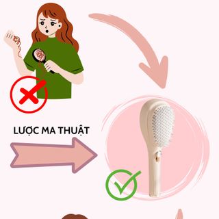 Lược chải tóc, lược massage, lược ma thuật, lược mát xa, lược gỡ rối tóc, lược giá rẻ, lược chải tóc