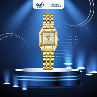 Đồng Hồ Đeo Tay Nữ San Moritz SM9636G Mặt Đính Đá Thời Trang