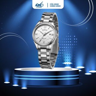 Đồng hồ nữ cao cấp ROSSINI 5578W01A - dây thép không gỉ màu bạc - mặt tròn màu trắng size 30mm