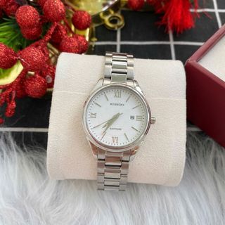 Đồng hồ nữ cao cấp ROSSINI 5578W01A - dây thép không gỉ màu bạc - mặt tròn màu trắng size 30mm
