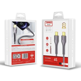 Cáp Sạc Nhanh Type C To Type C Tanaka TNK652C Dài 2M