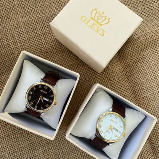 Đồng hồ đeo tay nam OLEVS L5568 dây sang trọng - Hàng Chính Hãng