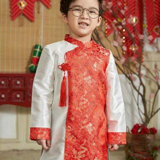 Sỉ buôn áo dài cách tân bé trai giá xuất xưởng