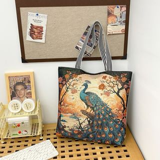 Túi Vải Tote , Túi Vải Canvas Quai xách hoa văn 2D mẫu 2025 ( Hàng Giá Tận Xưởng )