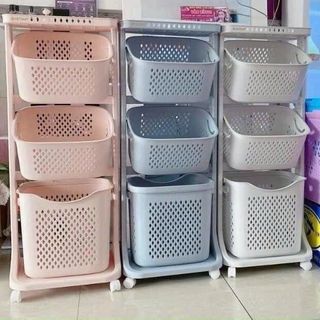 KỆ NHỰA 3 TẦNG CÓ SỌT ĐỰNG ĐỒ VIỆT NHẬT