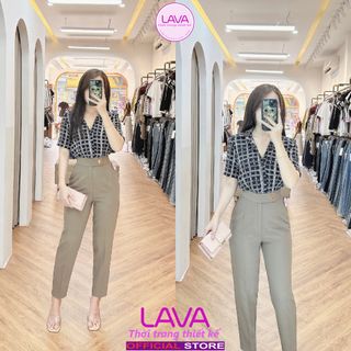 [HÀNG THIẾT KẾ CAO CẤP] Quần Tây Form Baggy (Boy) Cotton Lạnh Nhập Khẩu Nữ Nữa Nút- Chất Lượng Cao MS16