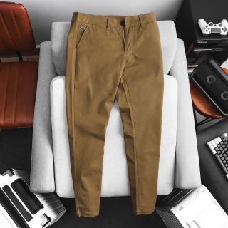 Quần dài nam. Vải cotton thun xịn dày mịn, thun co giãn 4 chiều.