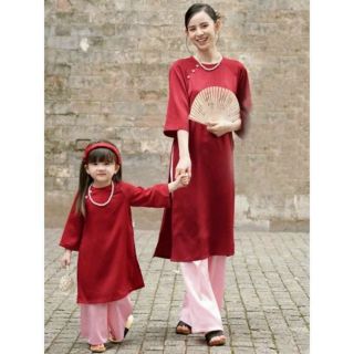 sỉ buôn áo dài cách tân cho bé cao cấp 12-35kg