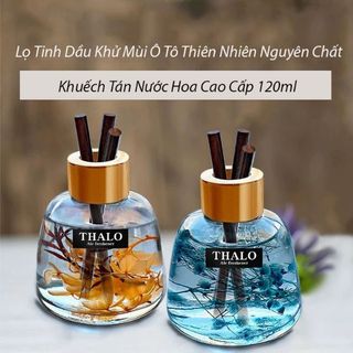 Lọ Tinh Dầu Khử Mùi Ô Tô Thiên Nhiên Nguyên Chất , Khuếch Tán Nước Hoa Cao Cấp 120ml
