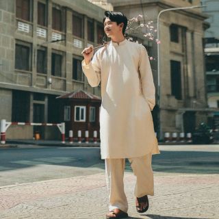 Áo dài cách tân nam - xưởng may áo dài hoàng mai