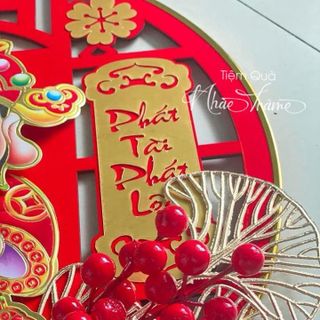 Thần Tài Lắc Hoa 2025 Mẫu Tròn Giá Sỉ Giá Rẻ
