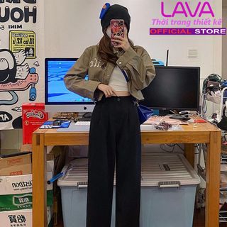 Quần tây ống suông culottes Vải Tuyết Mưa Loại 1 dày dặn cạp 5 phân 1 khuy HÓT trend 2024