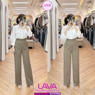 [HÀNG THIẾT KẾ CAO CẤP] Quần Tây Ống Suông Dây Kéo Bên Hông Cotton Lạnh Nhập Khẩu - Chất Lượng Cao MS18