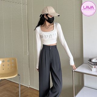 Quần tây ống suông Vải Tuyết Mưa Loại 1 dày dặn dài 100cm cạp to 7 phân 2 khuy HÓT trend 2024