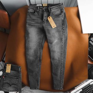 Quần jean dài nam cao cấp Vải 9 phẩm dày dặn có thun co dãn