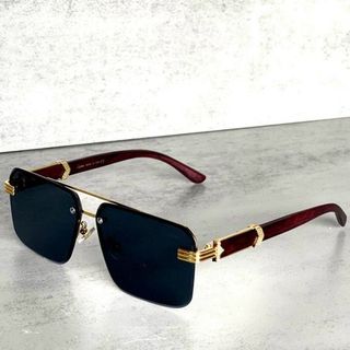 Kính mát nam gọng gỗ hot trend 049