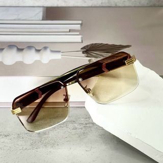 Kính mát nam gọng gỗ hot trend 049
