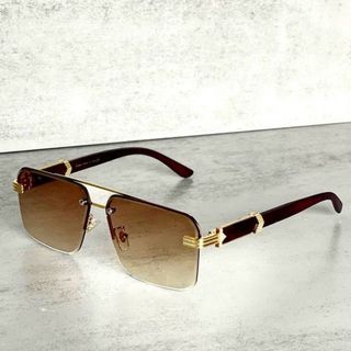 Kính mát nam gọng gỗ hot trend 049