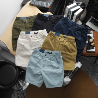 Short KAKI nam. Chất khaki chính phẩm dày dặn xịn sò mặc vải đanh mịn, chất thun co giản nhẹ fom slim rộng trên gối mặc rất thoải mái