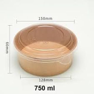 Tô giấy Kraft 750ml