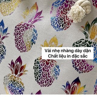Túi Tote Vải Nỉ Hoạ tiết bóng Ngũ sắc cực cool cho mẫu mới 2024 ( Hàng Giá Tận Xưởng )