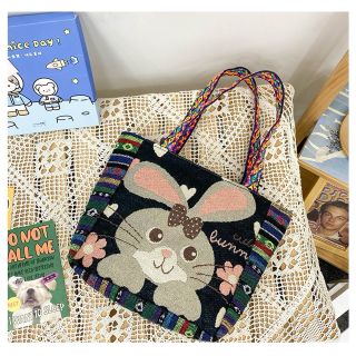 Túi Vải thêu thổ cẩm size khoá kéo trung đặc sắc hoạ tiết thú yêu sắc nét 33*22cm ( Hàng Giá Tận Xưởng )