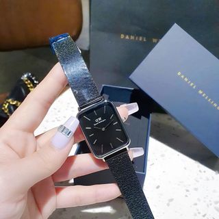 SALE ĐỒNG HỒ NAM THỜI TRANG D.W LƯỚI MẶT CHỮ NHẬT