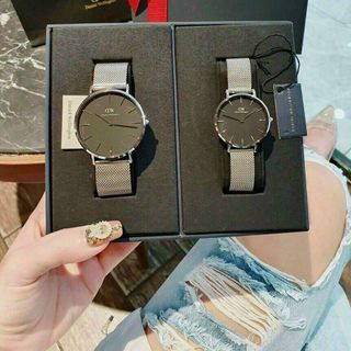 SET ĐỒNG HỒ CAO CẤP D.W QUÀ TẶNG CẶP LƯỚI