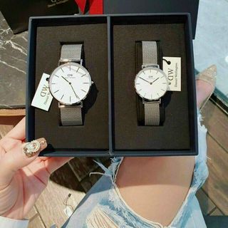 SET ĐỒNG HỒ CAO CẤP D.W QUÀ TẶNG CẶP LƯỚI