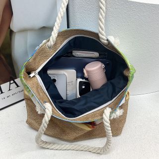 Túi Tote Vải Nỉ big size phối Hoạ tiết sunday xin cool cho mẫu mới 2024, quai bố mềm ( Hàng Giá Tận Xưởng )