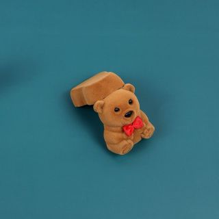 Hộp nhẫn gấu nâu cho lễ tình nhân,  quà tặng độc đáo, tạo sự bất ngờ cho buổi tiệc ( Hàng Giá Tận Xưởng )
