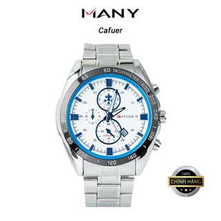 Đồng Hồ Nam Cafuer 15 Dây Inox bạc