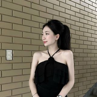 Body nhún cổ yếm, body cổ yếm, body tầng